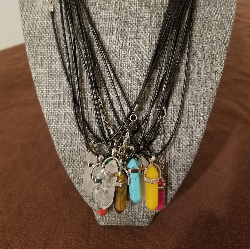 Crystal necklaces